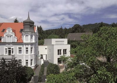 Erne Vogel Hug Architekten aus Freiburg Ebnet Sanierung eines historischen Wohngebäudes und Neubau eines Einfamilienwohnhaus in Freiburg Herdern
